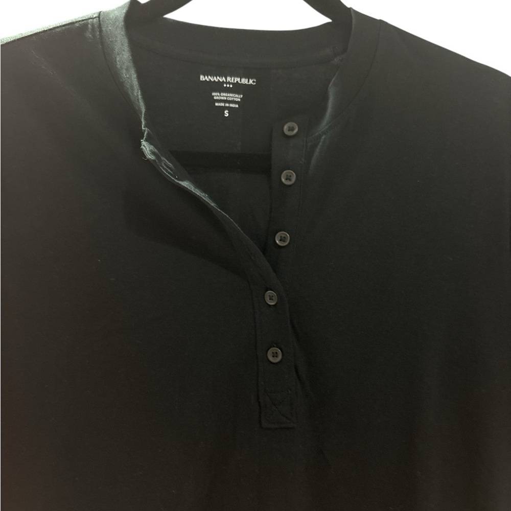 Banana Republic Black Button Down Shirt - Picture 2 of 3